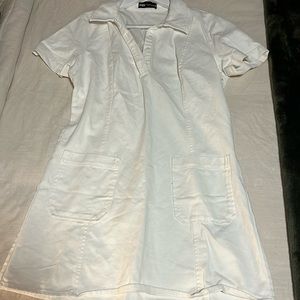 Zara White Demin Dress